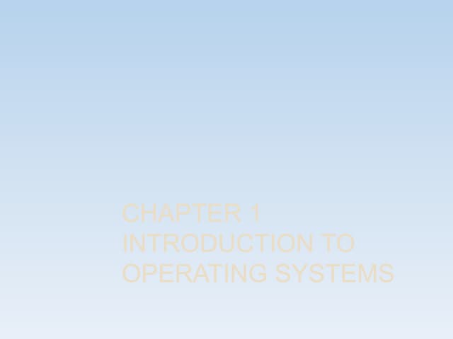 Operating systems | PPT