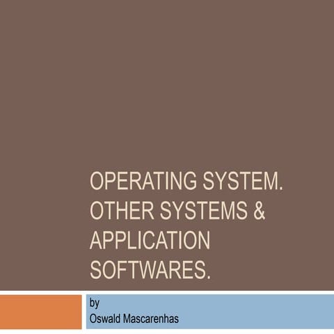 Operating systems | PPT