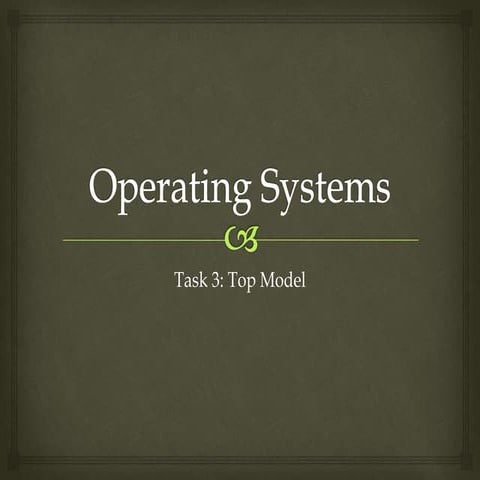 IB Computer Science Section 6.3 Operating Systems | PPT