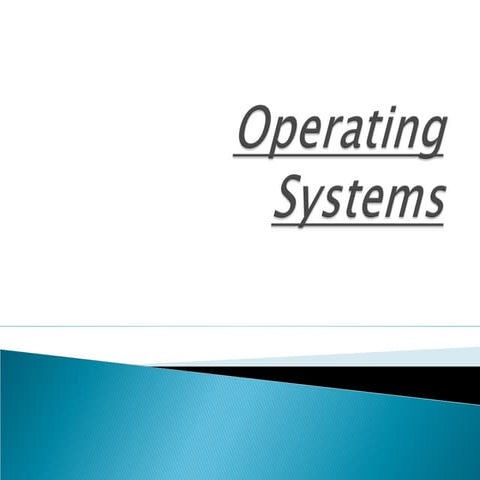 Operating systems