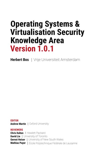 Virtualizacion y sistemas operativos por microsoft. Contempla seguridad