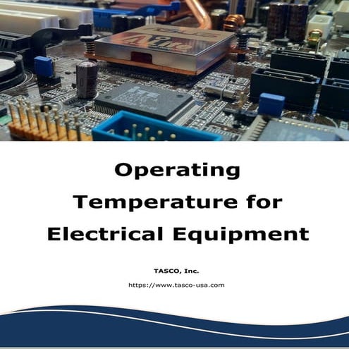 Operating Temperature for Electrical Equipment