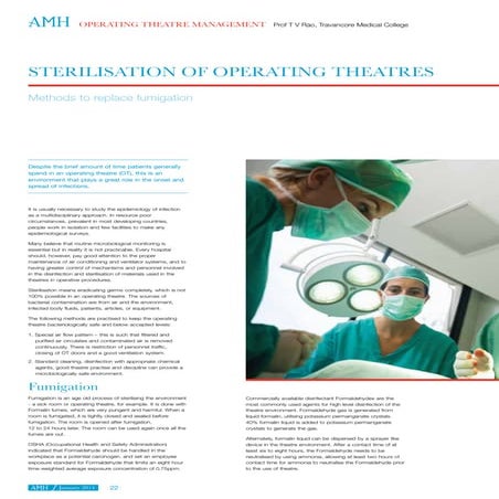 Operating theatre management