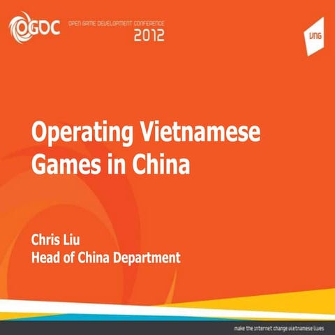 Operating Vietnamese Games in China