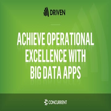 5 Best Practices to Achieve Operational Excellence with Big Data Apps