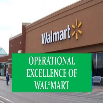 Operational excellence of wal