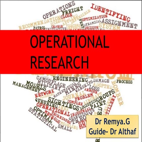 Operational Research