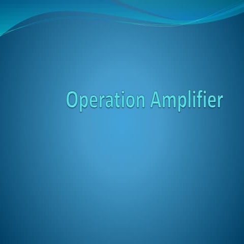 Operationamplifier