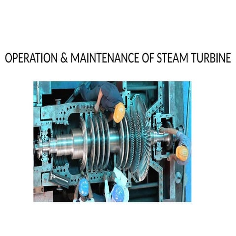 OPERATION & MAINTENANCE OF TURBINE.pptx OPERATING PROCEDURE