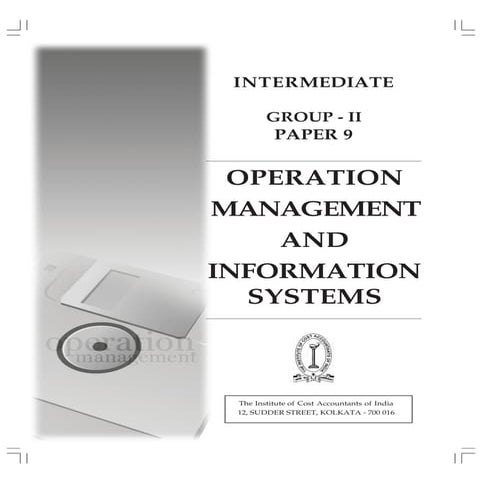 Operation management information_system