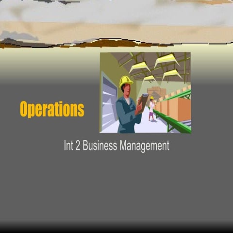 Operations Int 2