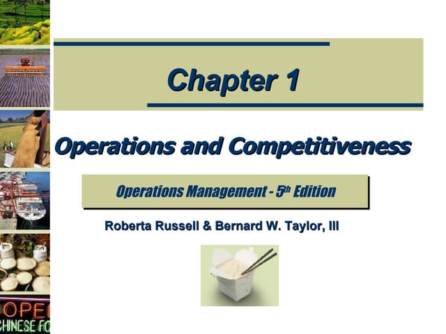 operations management
