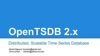 HBaseCon 2015: OpenTSDB and AsyncHBase Update