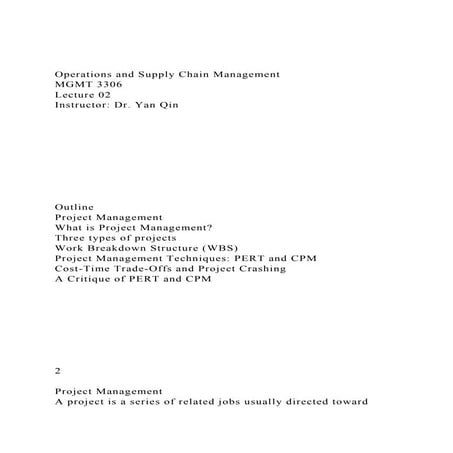 Operations and Supply Chain ManagementMGMT 3306Lecture 02I.docx