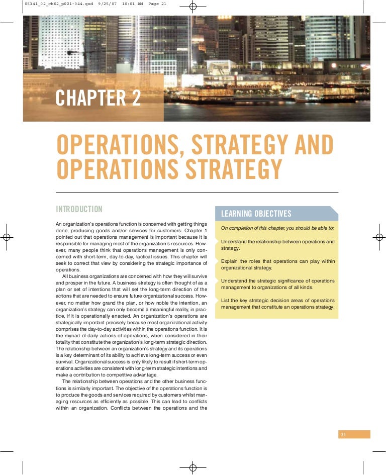 Operations Management