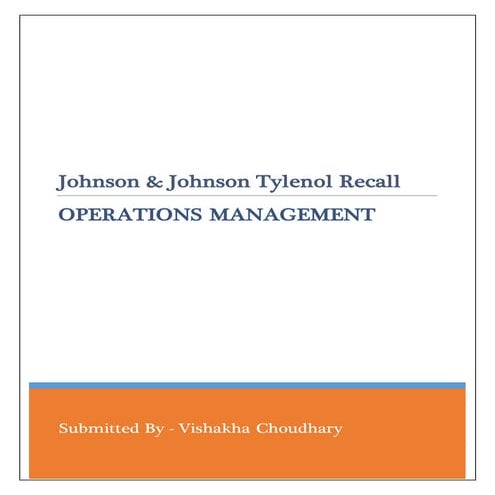 Operations management