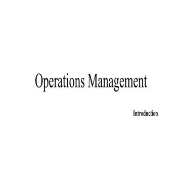 Operations Management and its different aspects.pptx