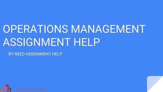 What is operations management? | PPT