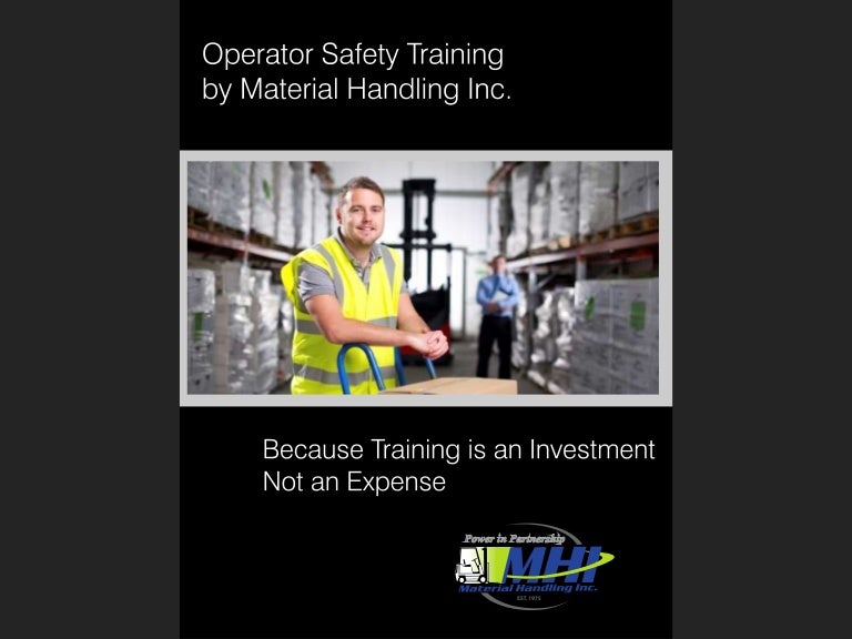 Operations Safety Training by Material Handling Inc.