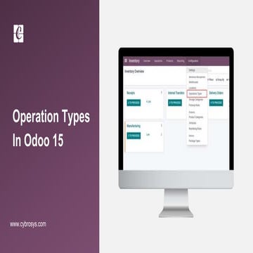 How to Configure Operations Types in Odoo 15