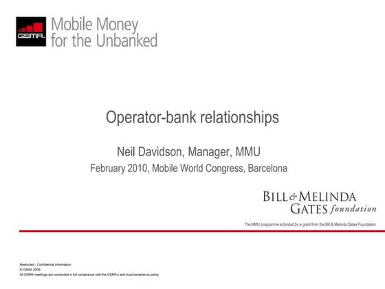 Mobile Money Dashboard | PPTX