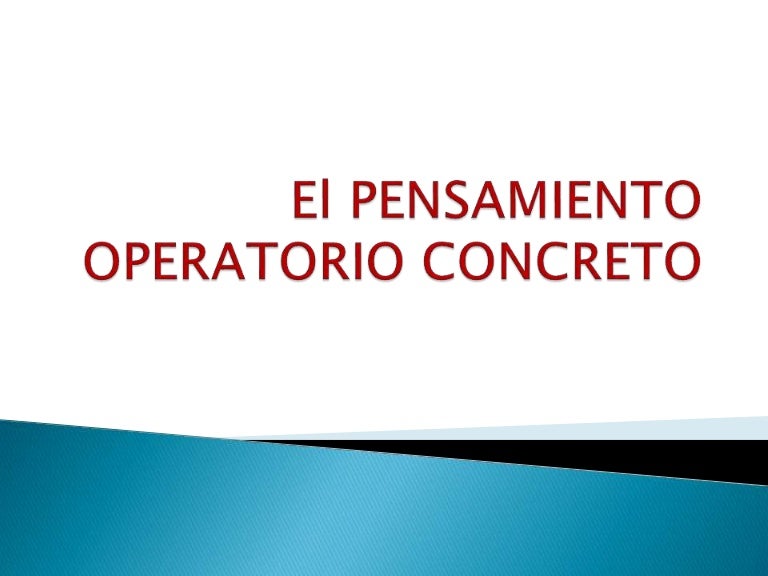 operatorio concreto