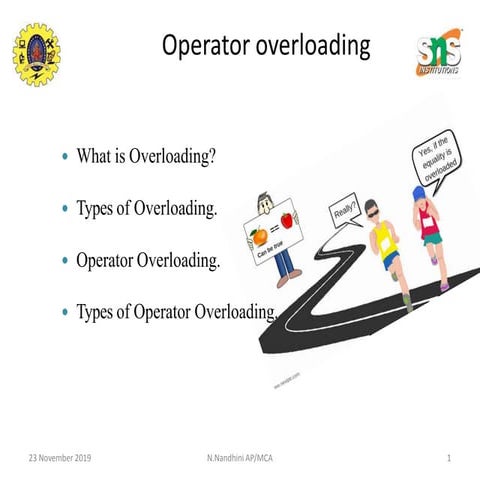 Operator overloading | PPT