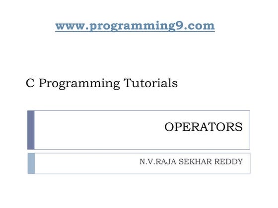 Pointers in C Programming | PPT