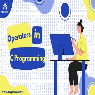Operators in C Language Explained Clear! | PDF