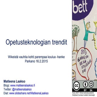 Opetusteknologian trendit 16.2.15 