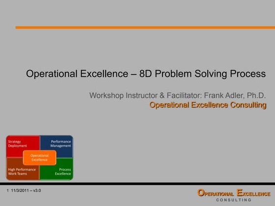 8D Problem Solving Report Template with Guidance | PPT