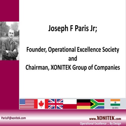 Operational Excellence Society Introductions