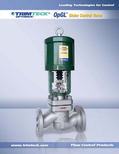 TrimTeck OpGL Control Valves