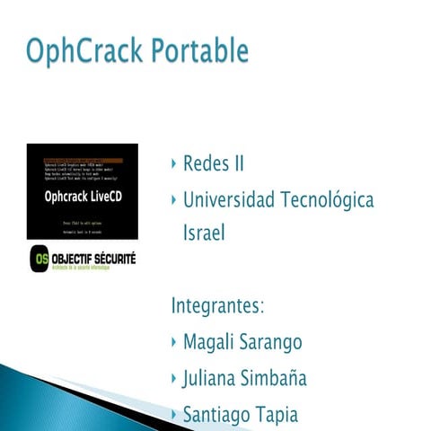 Ophcrack | PPT