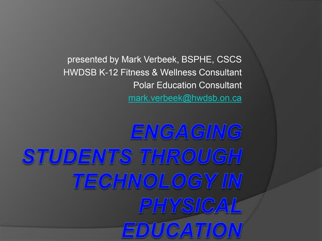 OPHEA Technology Workshop 2012