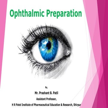 Ophthalmic Preparation