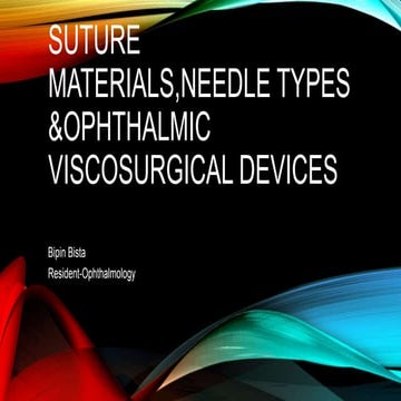 Ophthalmic viscosurgical devices