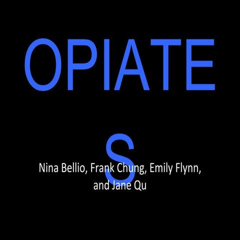 Opiates