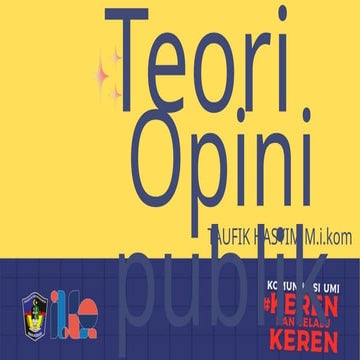 OPINI untuk Komunikasi Politik dllh.pptx