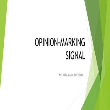 OPINION-MARKING-SIGNAL-g8.pptx
