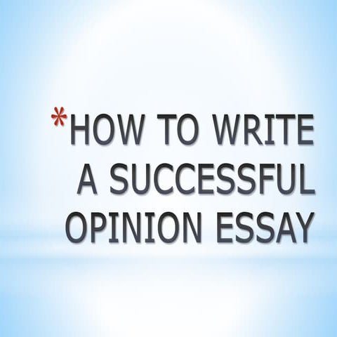 Opinion essay (B2 level)