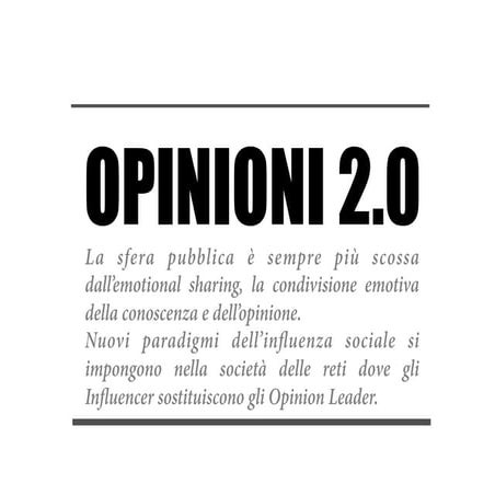Opinioni 2.0