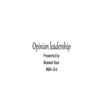opinion leadership.pptx