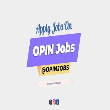 OPIN JOBS - Job Portal