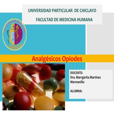 Analgesicos Opiodes | PPTX