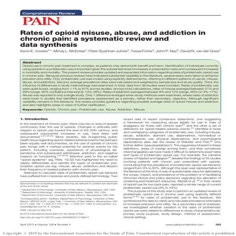 Opioid misuse rates in CNP.