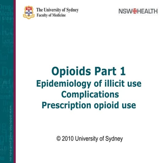 Opioids part1-2010