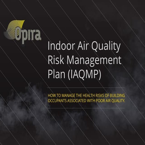 Opira - Indoor Air Quality Risk Management Planning | PDF