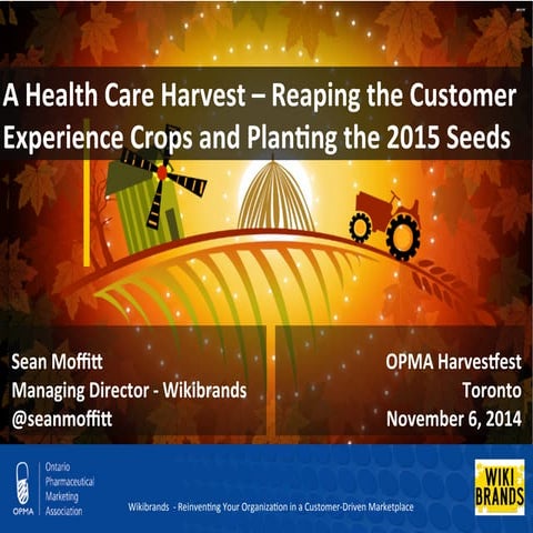 OPMA Health Care Trends Wikibrands Presentation (Harvestfest)