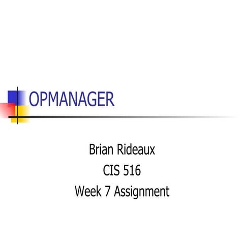 Opmanager